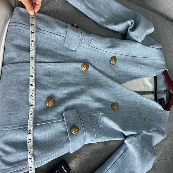 Balmain blazer size S (0-2) light blue - Picture 14 of 17